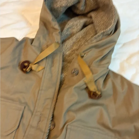 Men's Reversible Brown Hooded Jacket- L - Picture 3 of 11